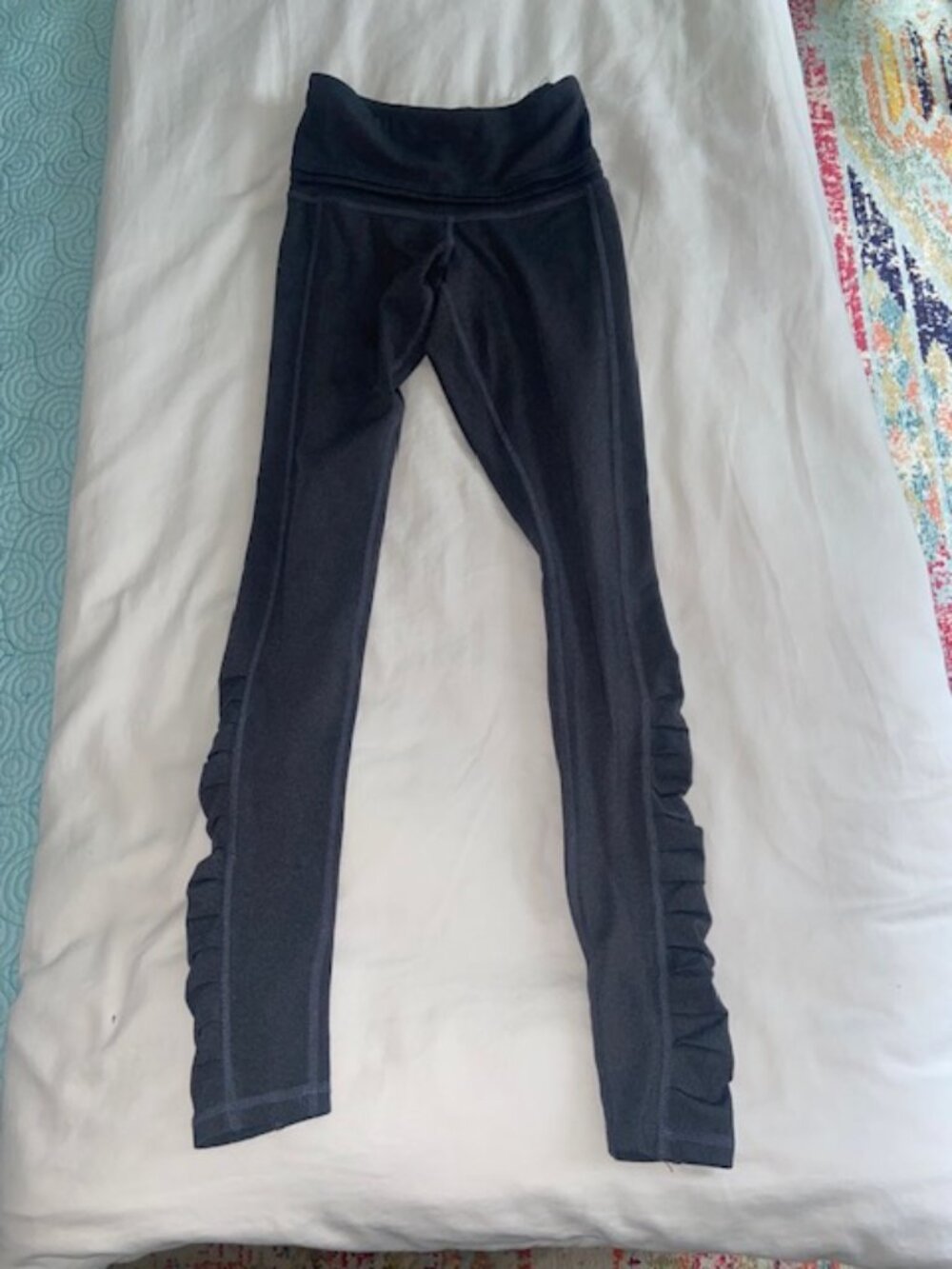 Karma Scrunched Side Legging Tight Gray XS
